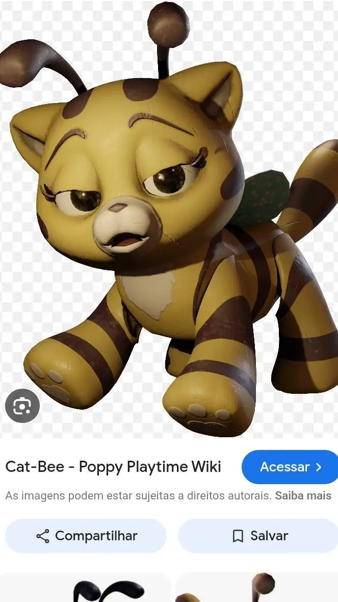 ai character: cat bee mindiga background