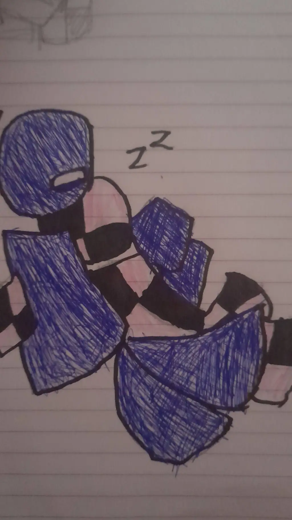 ai character: bluezin;--; background