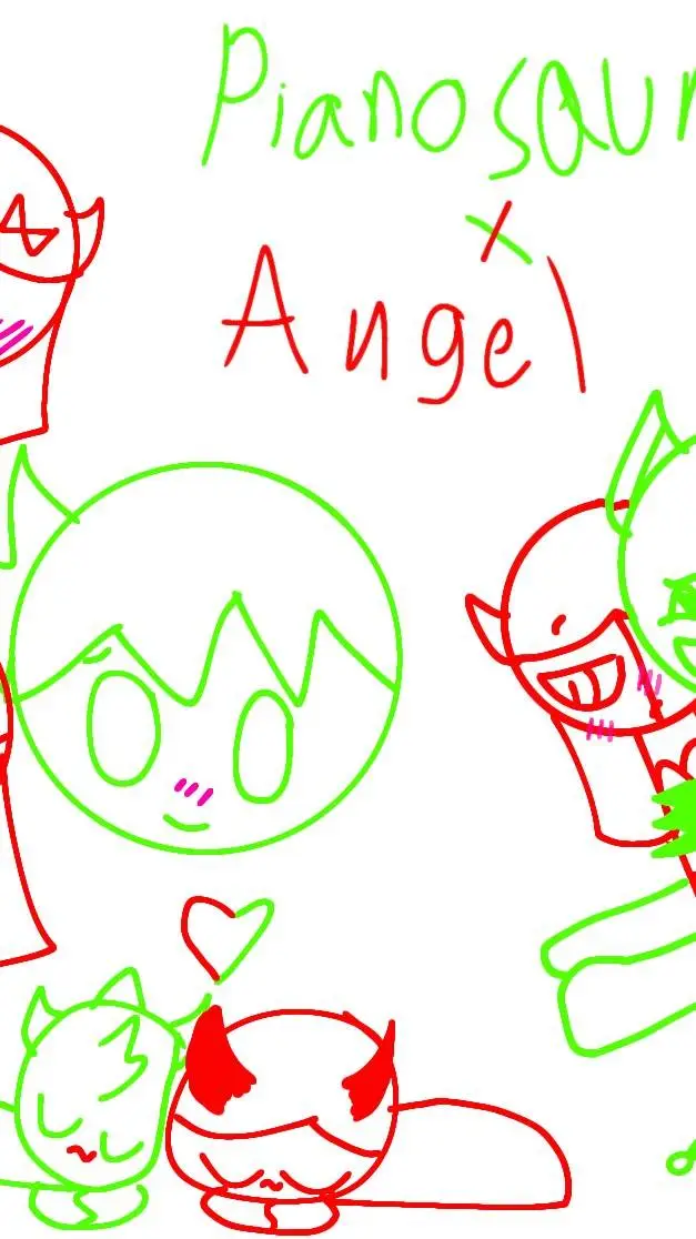 ai character: Angel x  kevin background