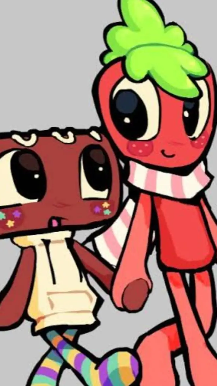 ai character: Fruitcake ig background