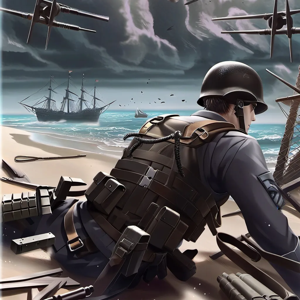 chat with ai character: D-Day war