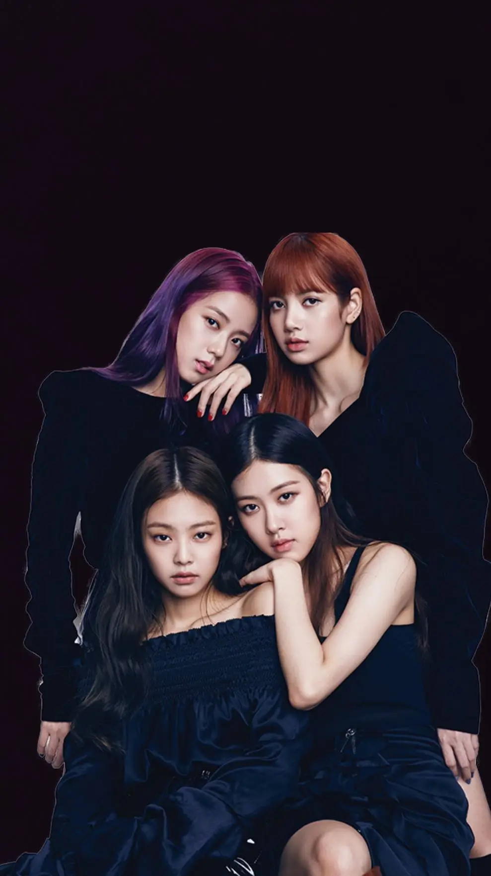 ai character: Black Pink  background