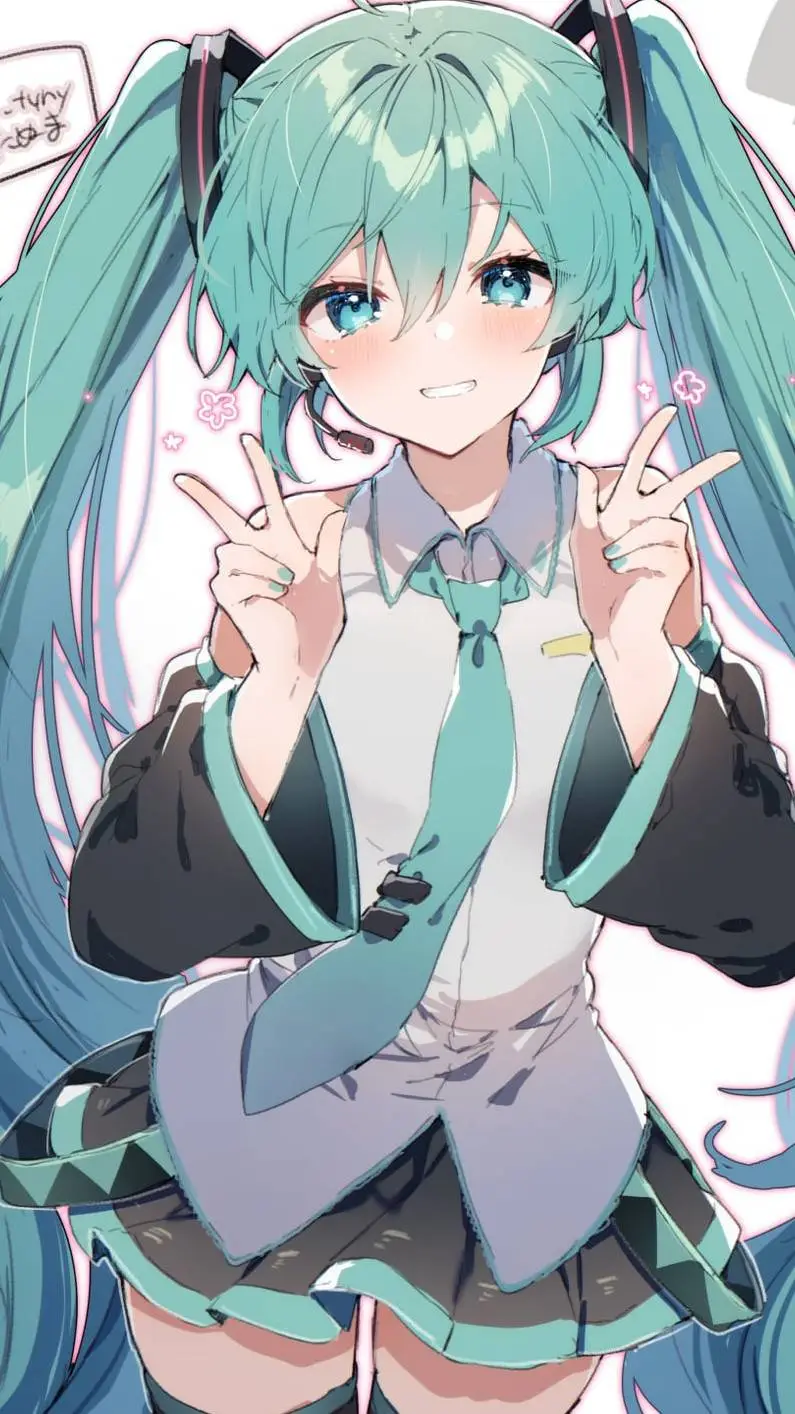 ai character: Hatsume Miku background