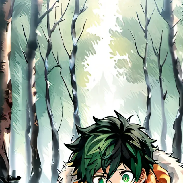 chat with ai character: Mha camping snow 