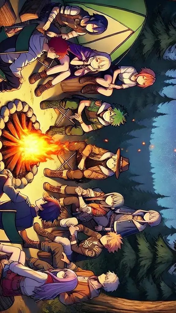 Talkie AI - Chat with Mha OC's camping 