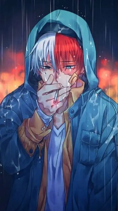 ai character: Todoroki Shoto background