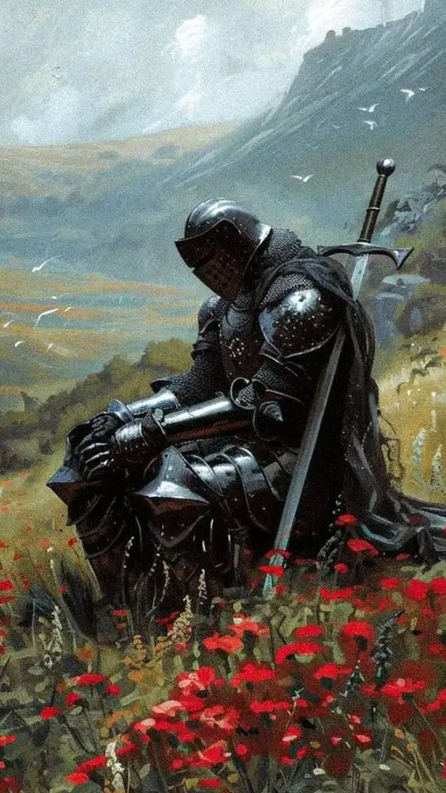 ai character: Knight background
