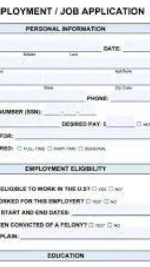ai character: Job application background