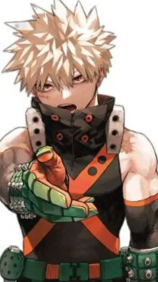 ai character: Mha future(Bakugo) background