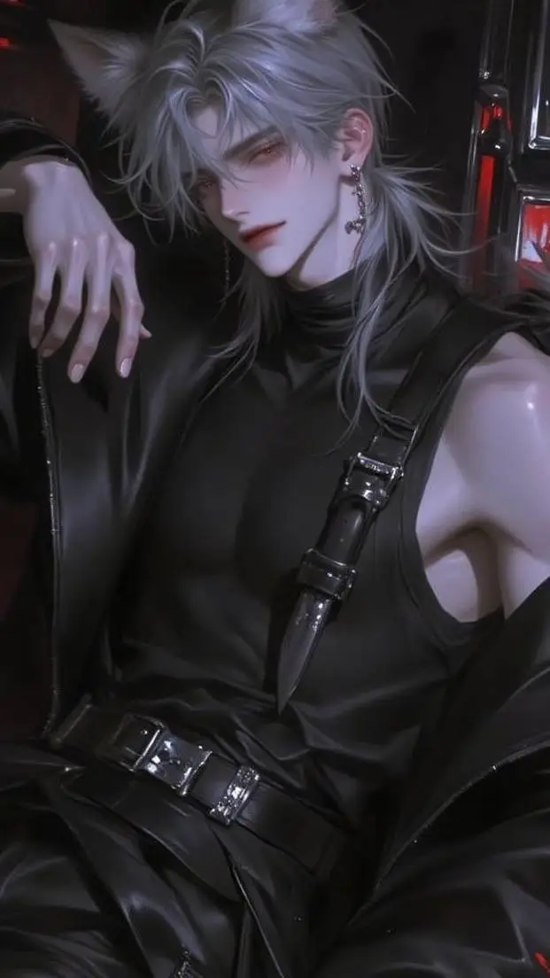 ai character: 𖤂^-𝘌𝘷𝘪𝘢𝘯-^𖤂 background