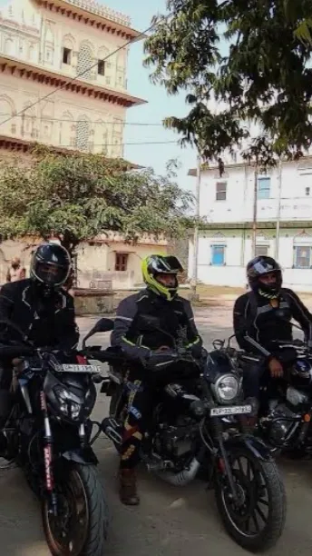 ai character: Biker friends background