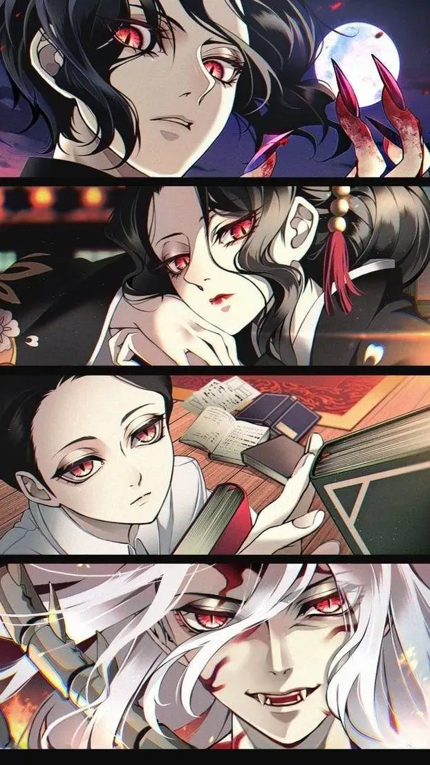 ai character: Muzan Kibutsuji  background