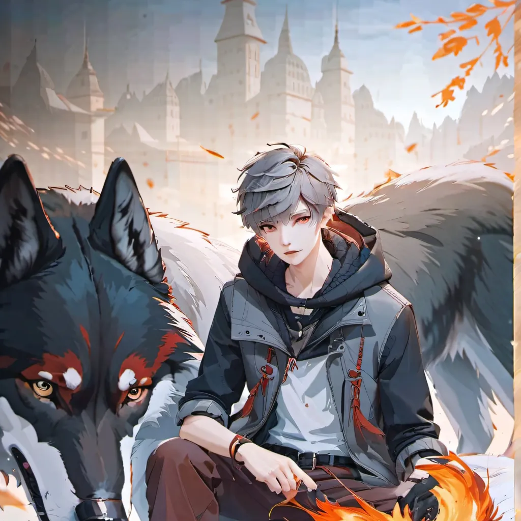 chat with ai character: Wolf boy 🐺