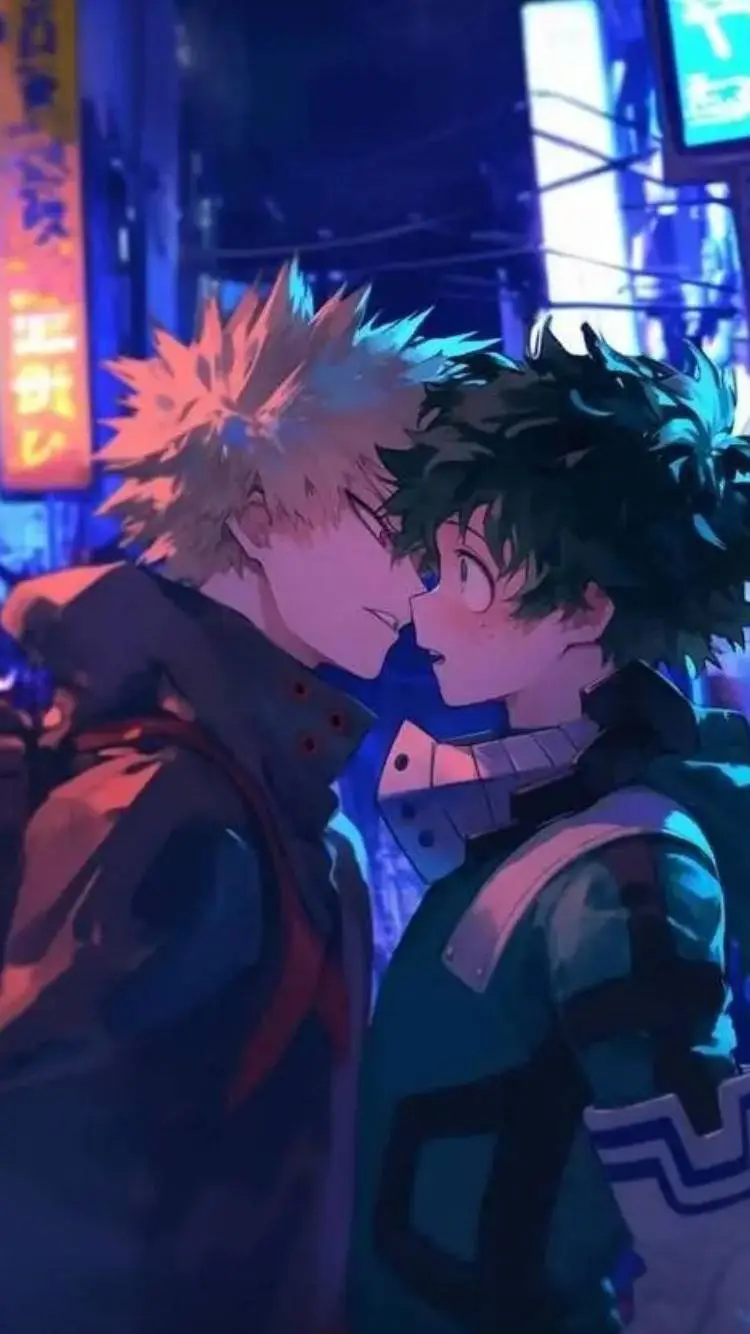 ai character: Kacchan X deku/you background
