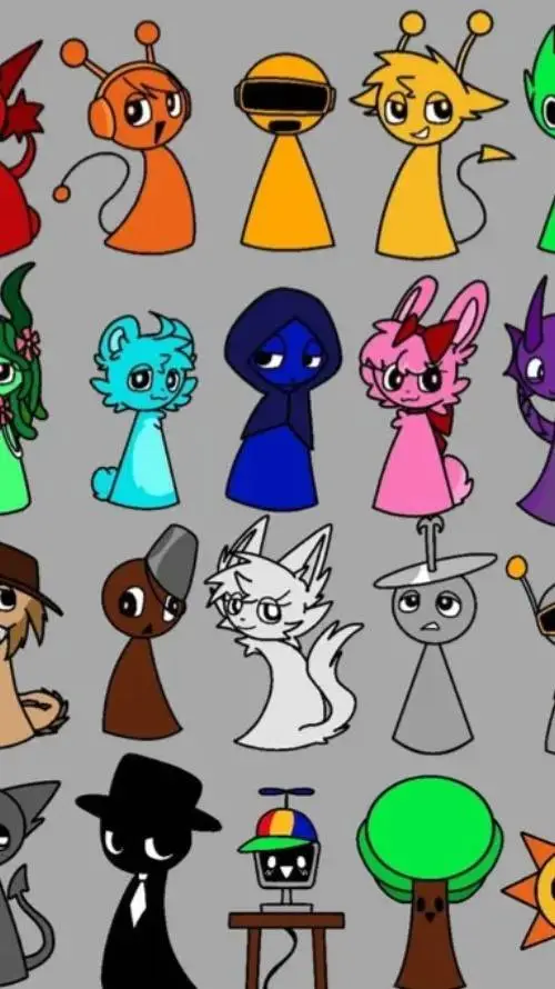 ai character: Sprunki 2 background