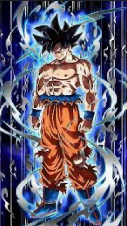 ai character: Ultra instinctgoku background