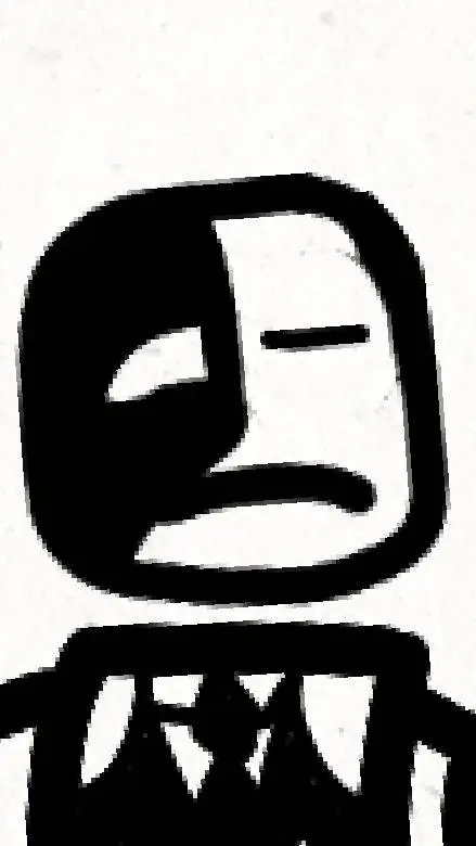 ai character: bald Artluf?!?!?!? background