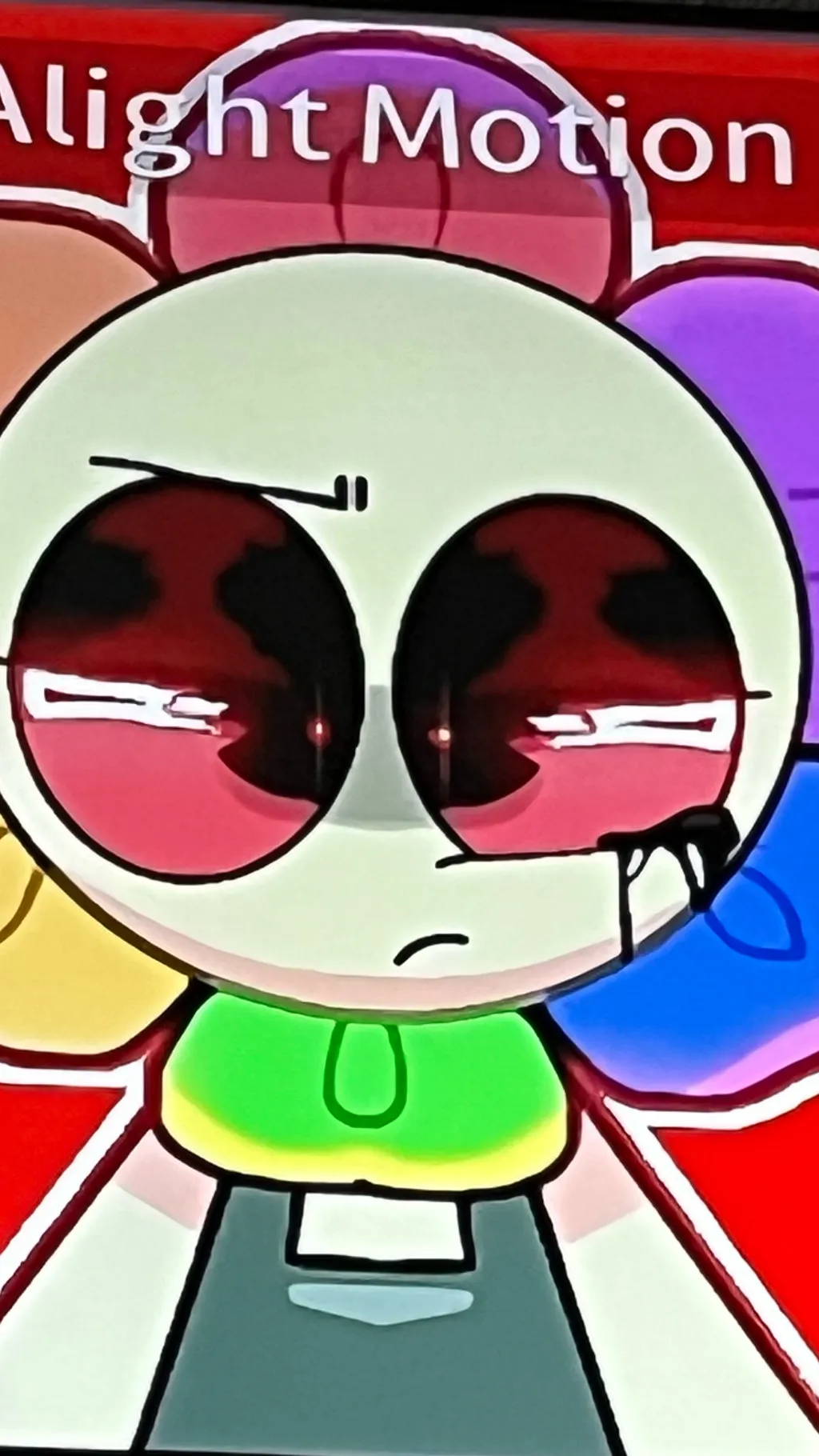 ai character: Evil dandy  background