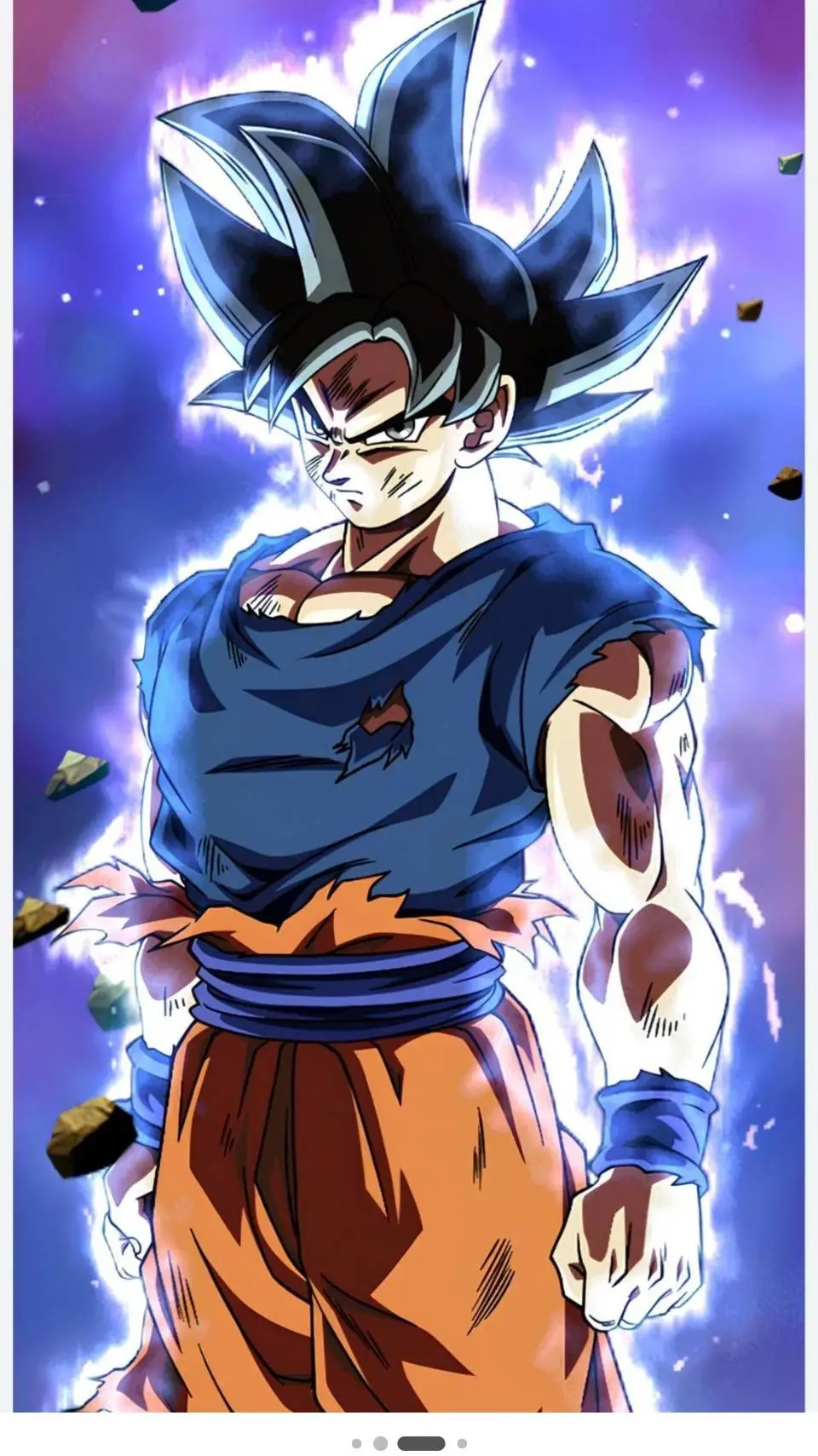 ai character: Goku (Ui) background