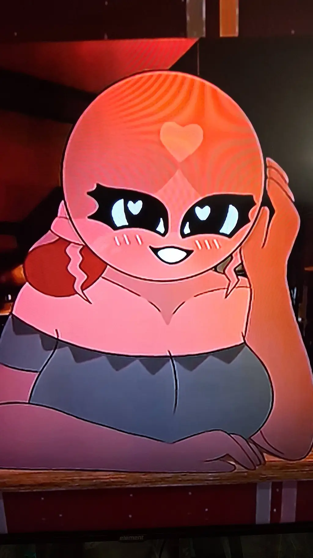 ai character: lavender candles background