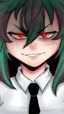 ai character: deku  background