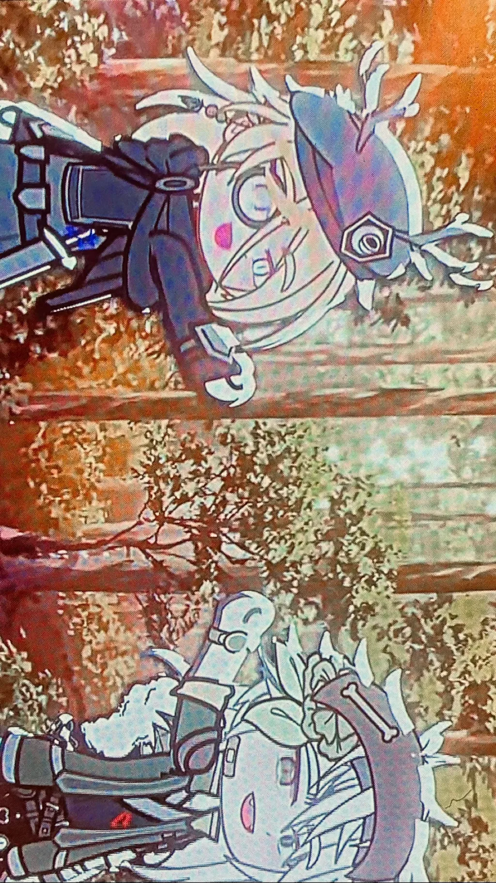 ai character: ~•Two sides•~ background