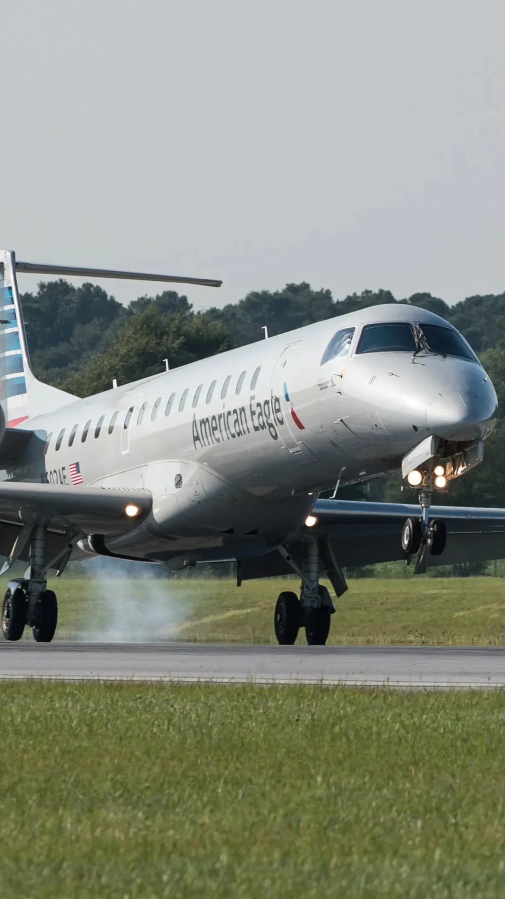 ai character: American Eagle ERJ background