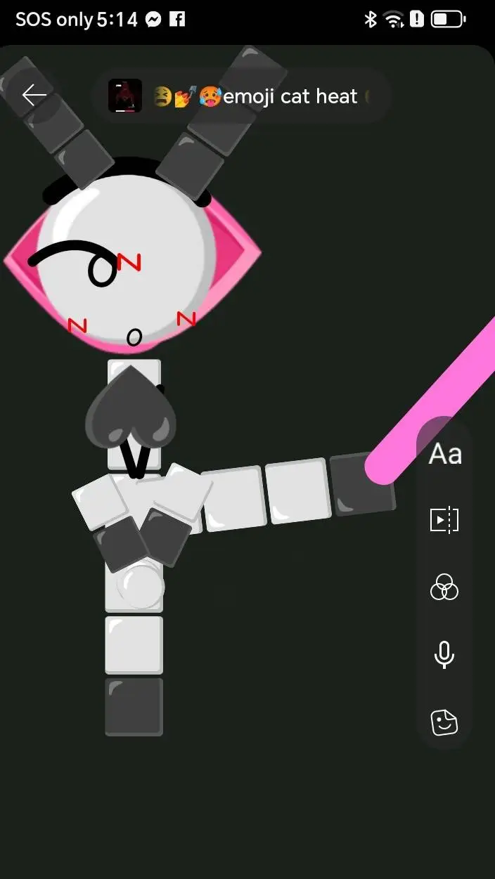 ai character: Yumi girl heat background