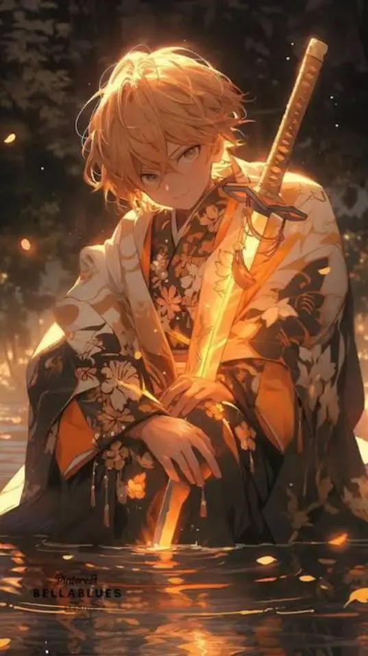 ai character: zenitsu  background