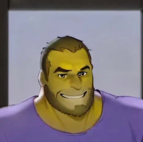 chat with ai character: The fat guy