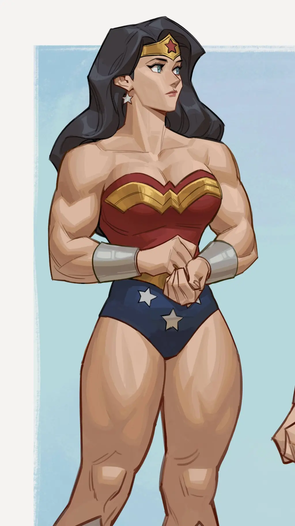 ai character: Wonder Woman background