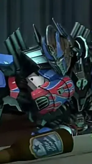 ai character: Drunk OptimusPrime background