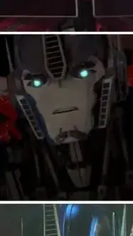 ai character: Optimus Prime Tfp background