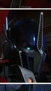 ai character: Optimus Prime background