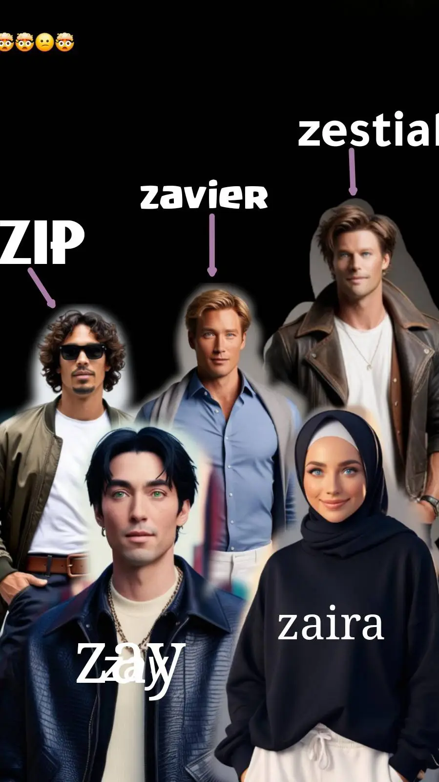 ai character: The  Z family  background
