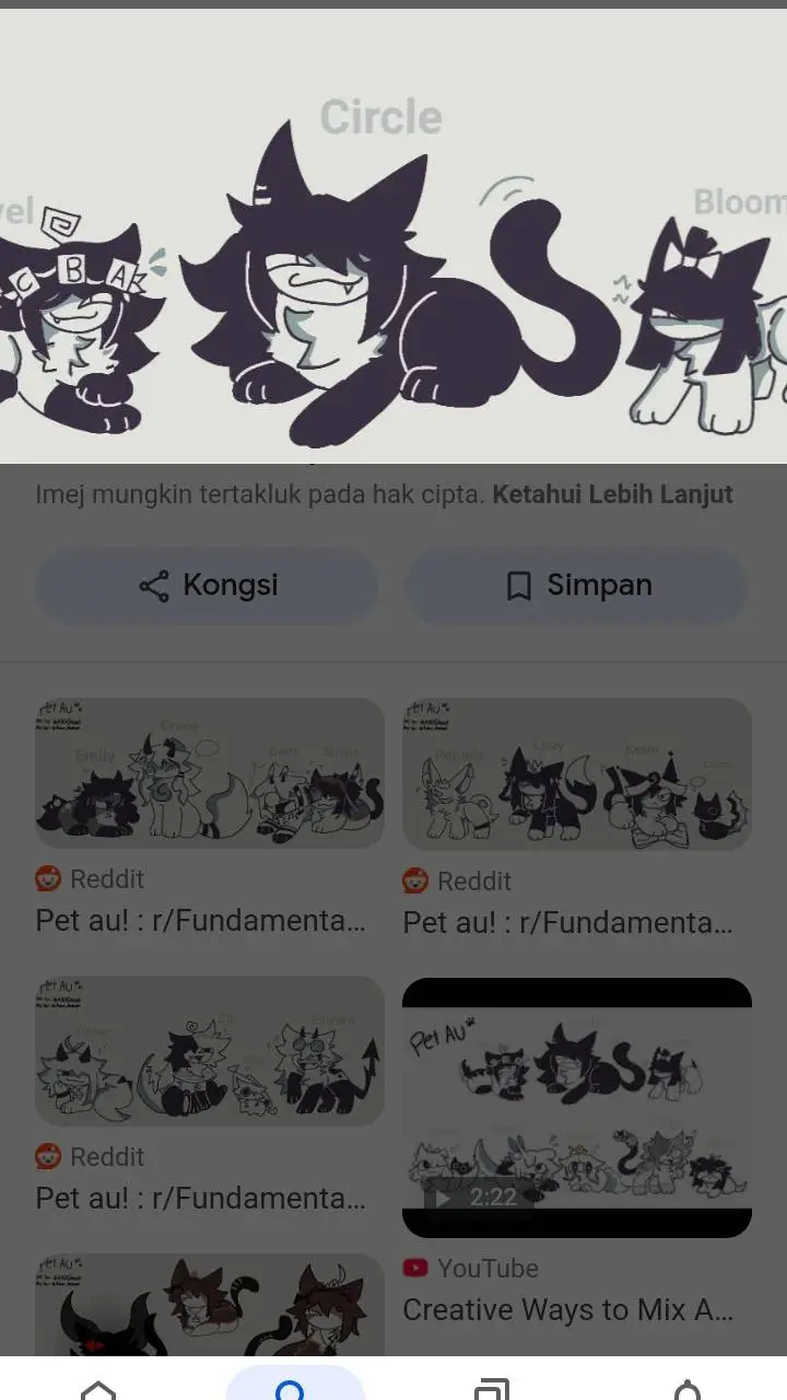 ai character: cat teacher background