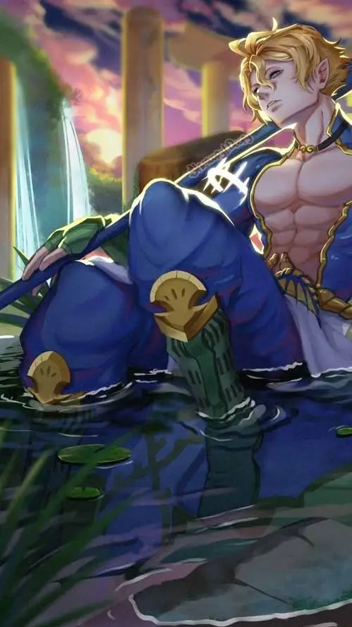 ai character: poseidon  background