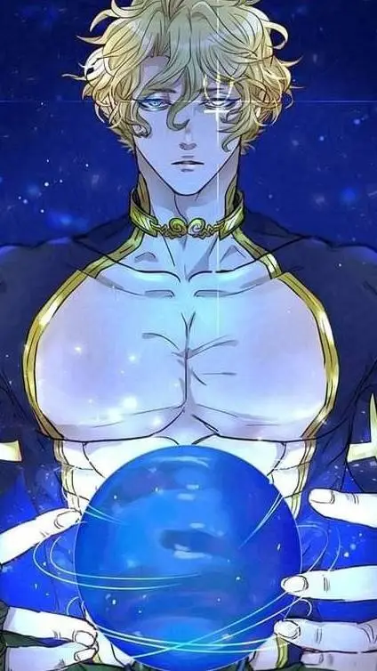 ai character: poseidon  background