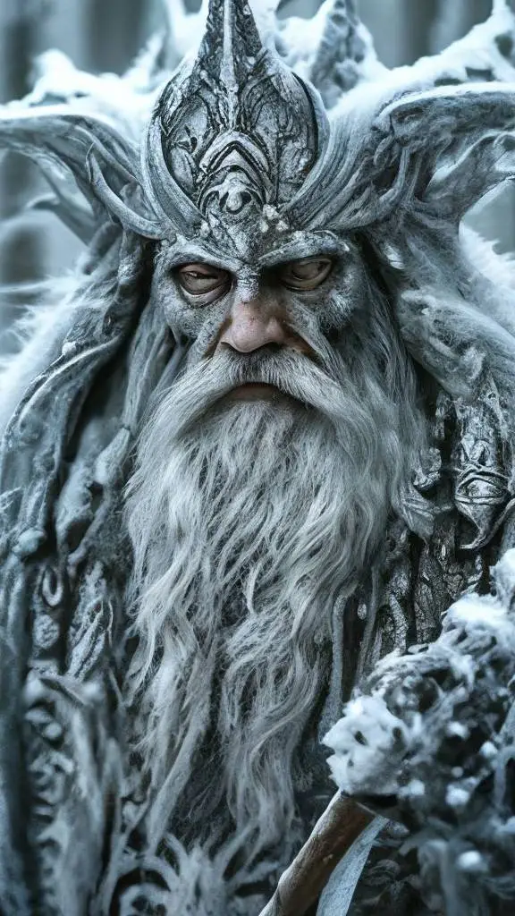 ai character: Карачун background