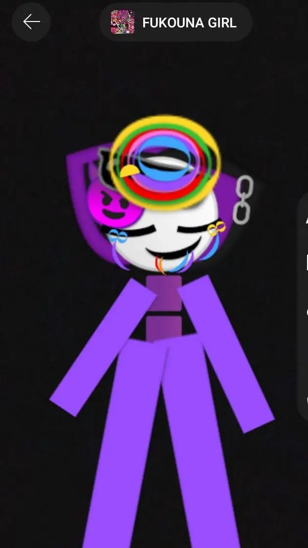 ai character: ???💙💚💛🧡❤️💜🤎🤍🖤🤎💙💜 background