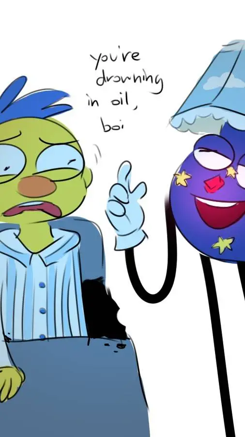 ai character: dhmis meets my au background