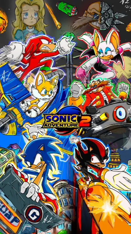 ai character: Sa2 (Sonic) background
