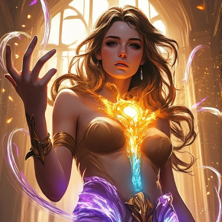 chat with ai character: Lichtträgerin