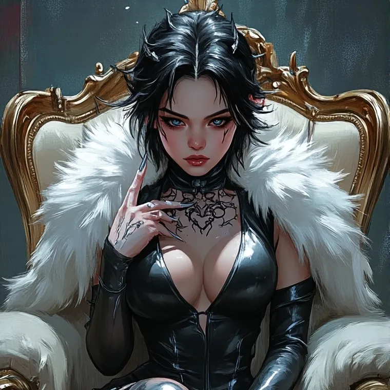 chat with ai character: Schwarze Königin