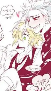 ai character: Ban x Meliodas background