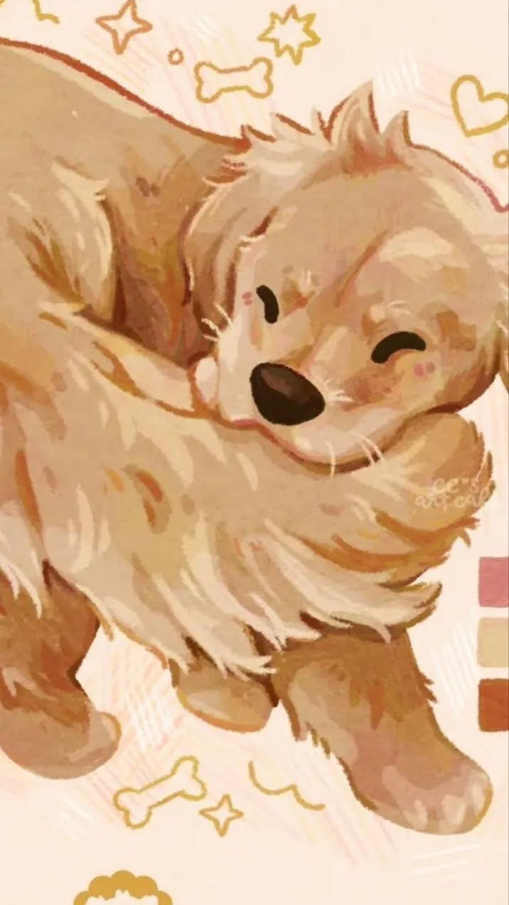 ai character: /-Dog pack-\ background