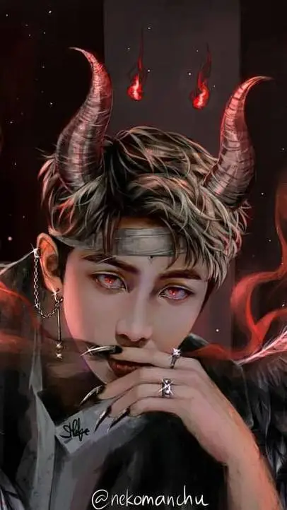 ai character: RM The Krampus background