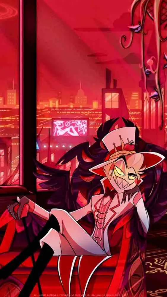 ai character: Lucifer 🍎🐥 background