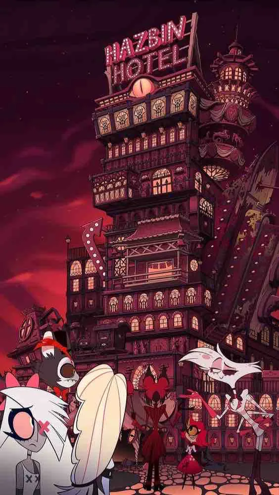 ai character: Hazbin hotel❤️ background
