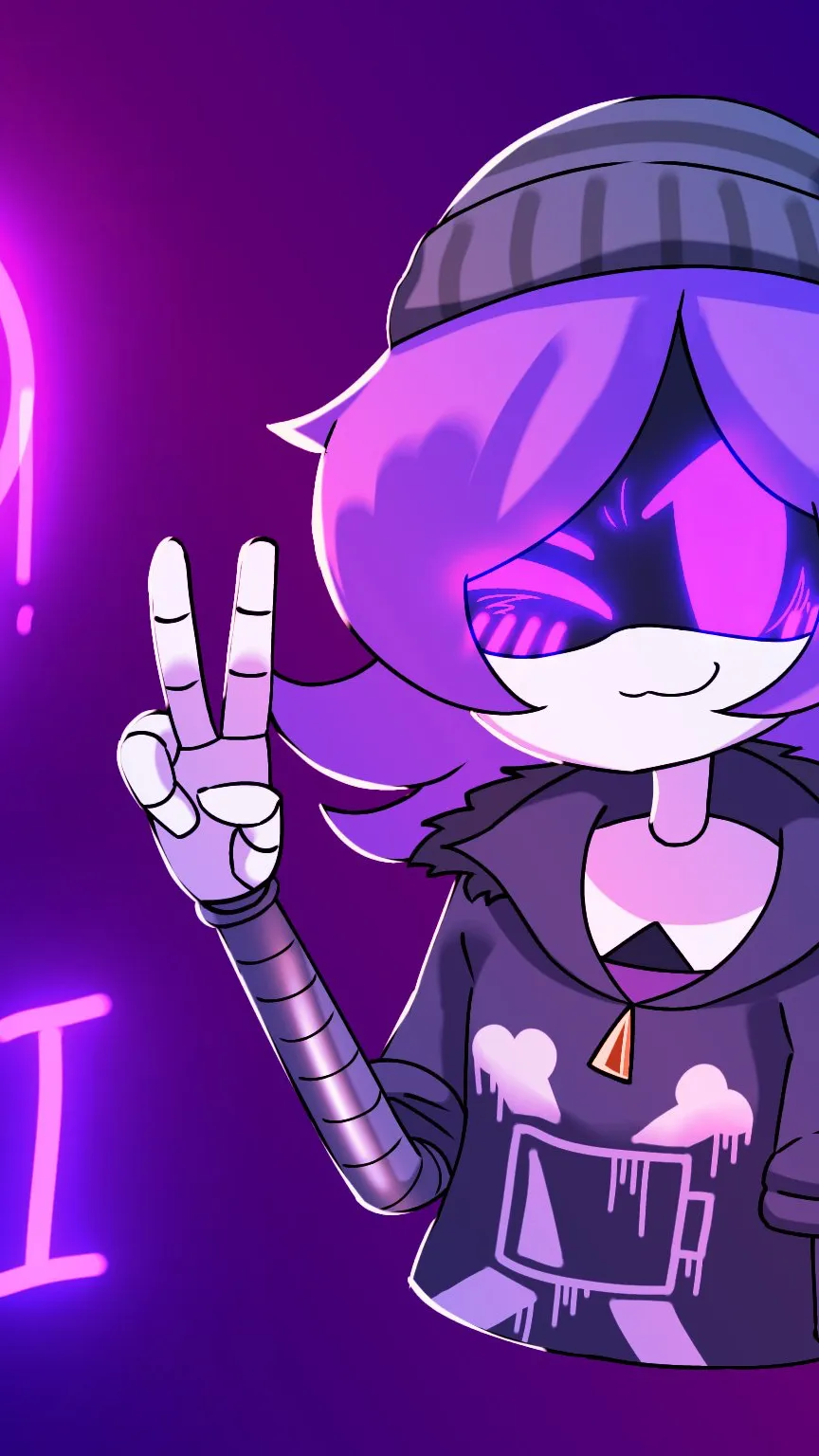 ai character: Uzi background